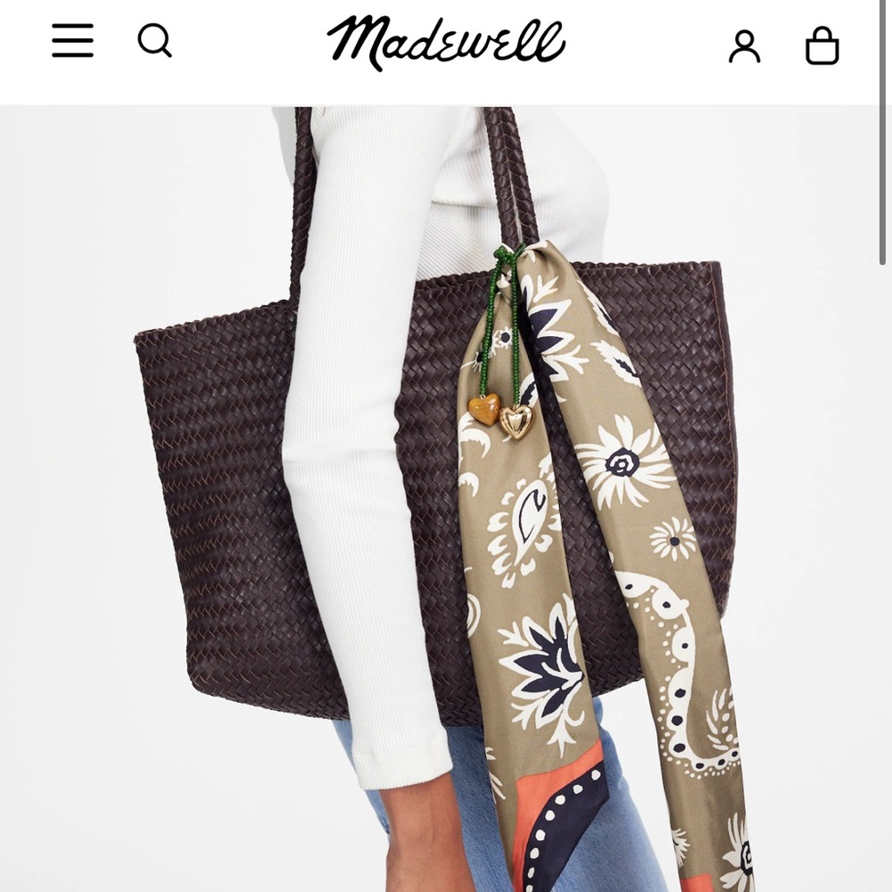 Madewell The Handwoven Leather Tote